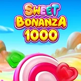 Rainbow bomb exploding fruit clusters in Sweet Bonanza on Wonaco